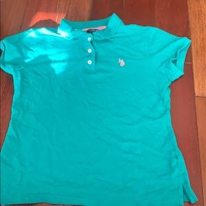 teal polo